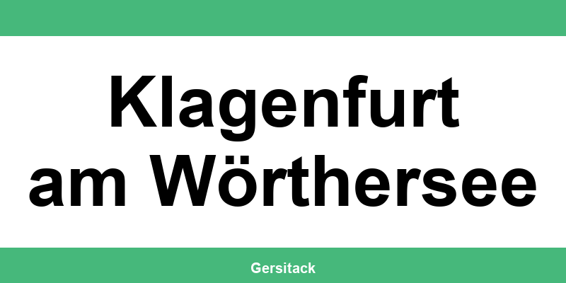 Kontakt und Telefonnummer der ÖGK in Klagenfurt am Wörthersee